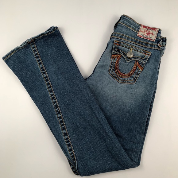 True Religion “Joey Rainbow Row” Jeans size 14 - Picture 2 of 8